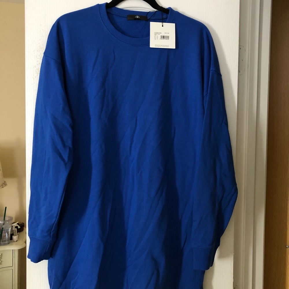 Blue sweater dress 💙